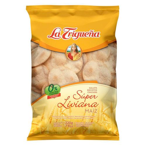 Galleta LA TRIGUEÑA Super Liviana Maiz 220 g