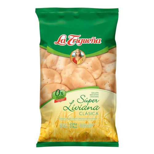 Galleta Súper Liviana LA TRIGUEÑA Natural 220 g