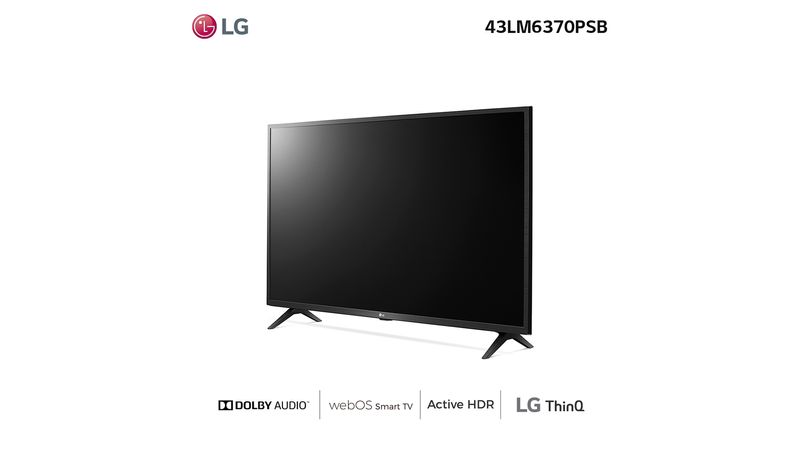 Televisor Smart LG de 43 Pulgadas 43LM6370PSB