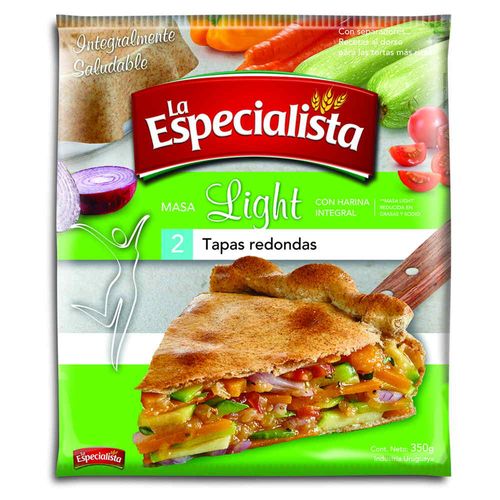 Tapa redonda LA ESPECIALISTA masa light 350 g