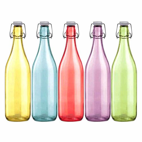 Botella vidrio 500 ml colores surtidos