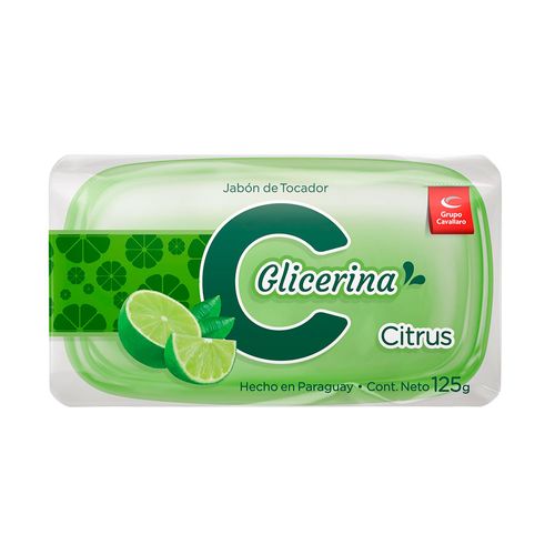 Jabón de glicerina CAVALLARO citrus 125g