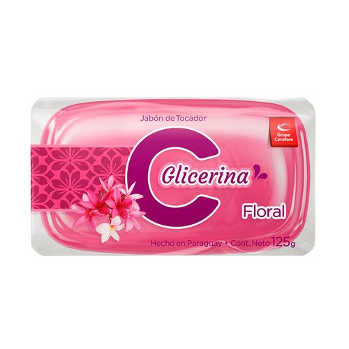 Jabón de glicerina CAVALLARO floral 125g