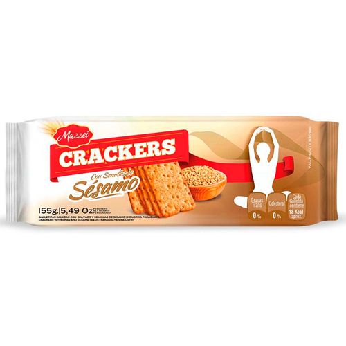 Galletas Mazzei CRACKERS sésamo 155 g