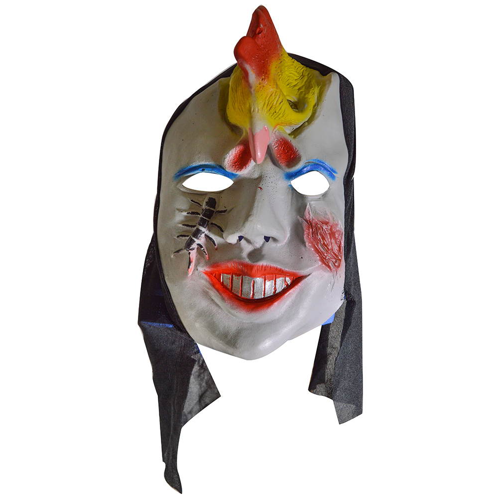 SAFIGLE Máscara De Halloween Máscara Adulta Guarnição Preta