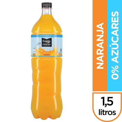 Jugo CEPITA Fresh naranja sin azúcar 1.5 L