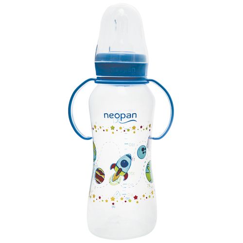 Mamadera 2001 250 ml con asa azul