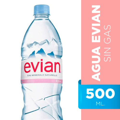 Agua EVIAN 500 ml