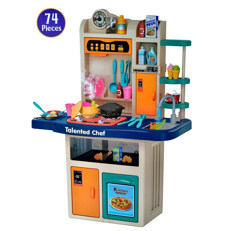 Cocina-de-pie-con-accesorios-luz-sonido-agua