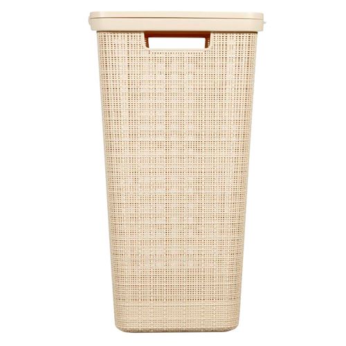 Canasta para ropa jute pp beige 43x34xh60 cm