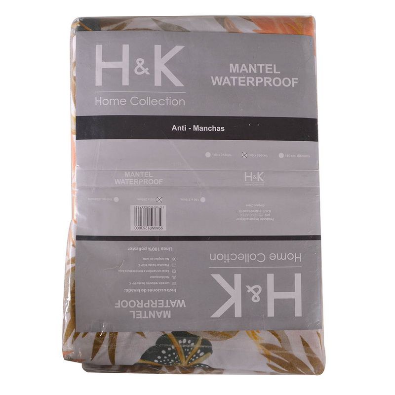 Mantel-rectangular-DOHLER-waterproof-140x260-cm-beige