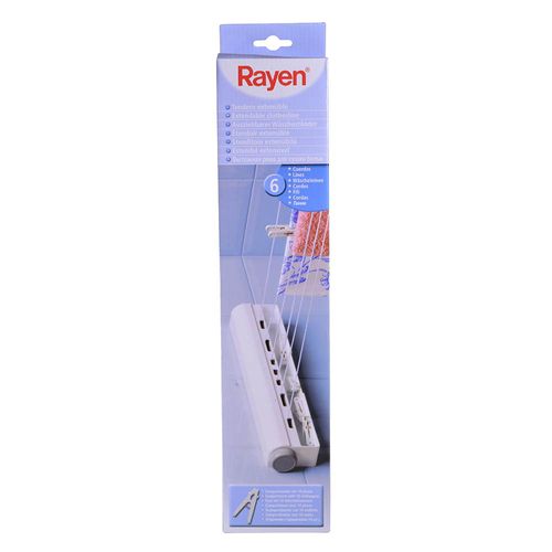 Tendedero extensible RAYEN 6 cuerdas 22 m