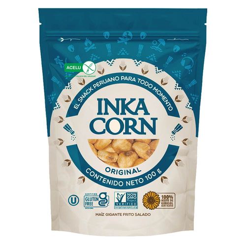 Snack maíz gigante INKA CORN frito y salado 100 g