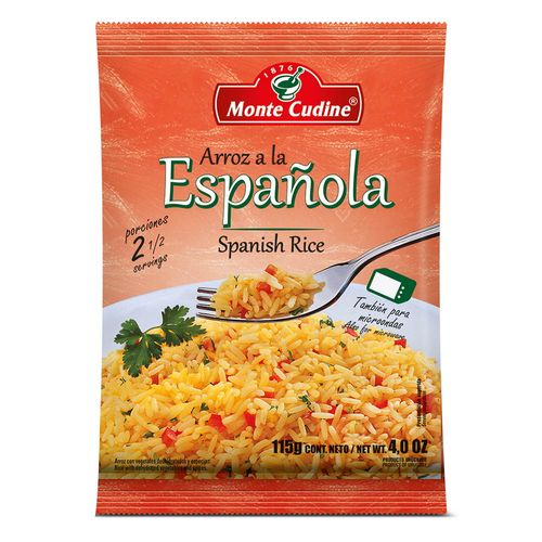 Arroz saborizado MONTE CUDINE a la española 115 g