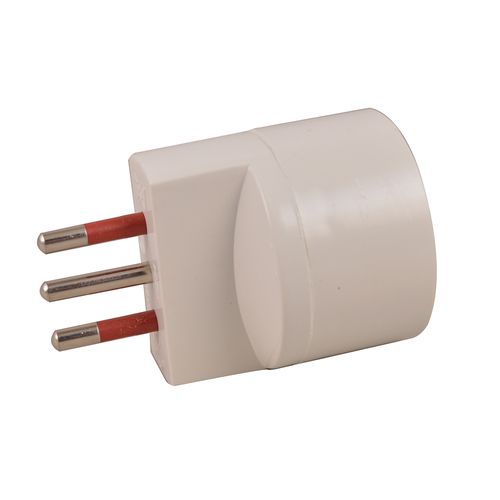 Ficha adaptador VIVION schuko a tcte c/t