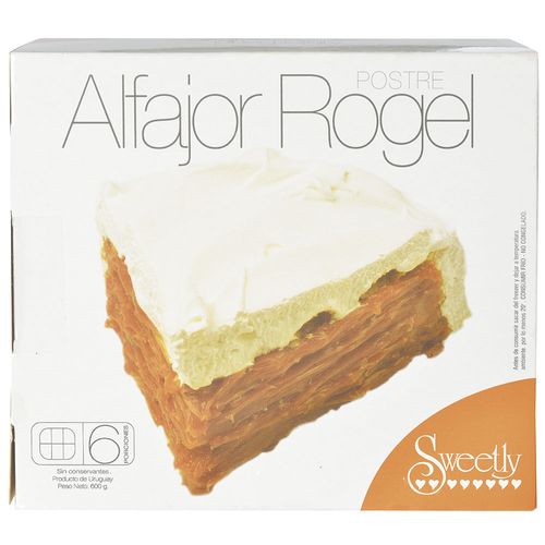 Torta alfajor rogel SWEETLY 600 g