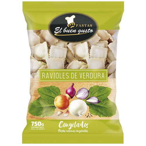 Ravioles EL BUEN GUSTO verdura 750 g