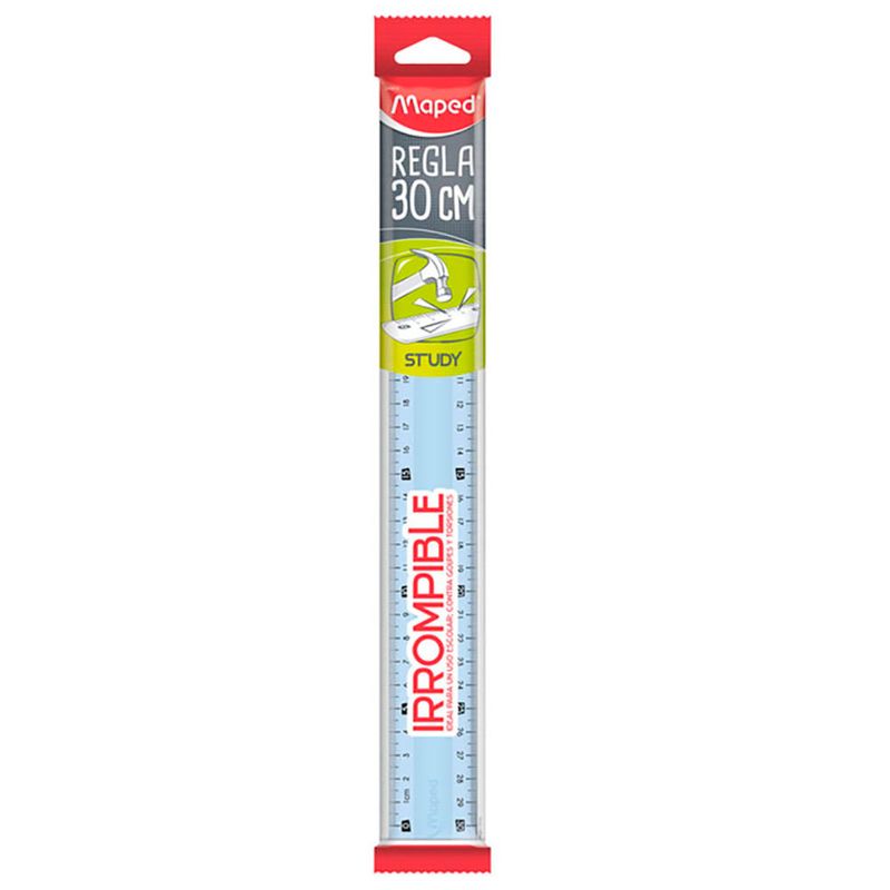 Regla-MAPED-Study-irrompible-30-cm