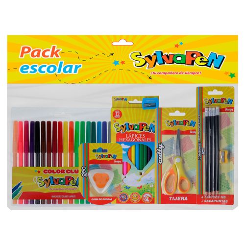 Pack escolar SYLVAPEN 5 un.