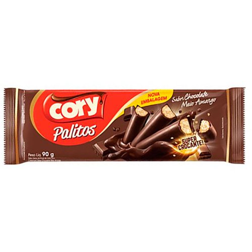 Palitos CORY chocolate medio amargo 90 g