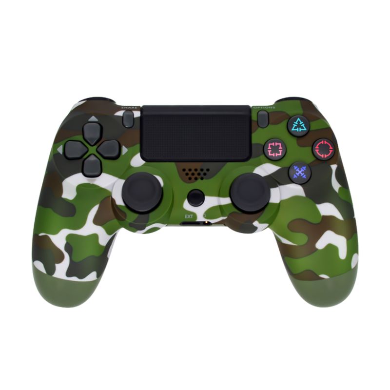 Joystick-LEDSTAR-ps4-inalambrico-camuflado-verde