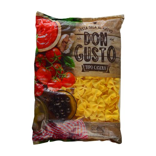 Fideos al huevo corbata DON GUSTO 400 g