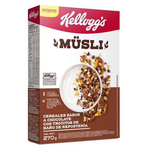 Cereal musli KELLOGG'S chocolate 270 g