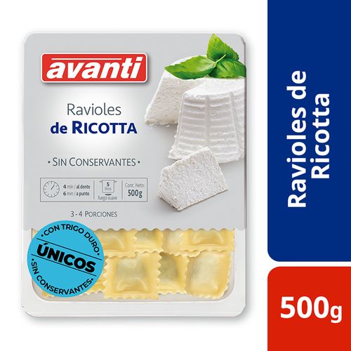 Ravioles AVANTI ricota 500 g