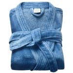 Bata-de-baño-DOHLER-en-velour-azul-piedra-talle-M