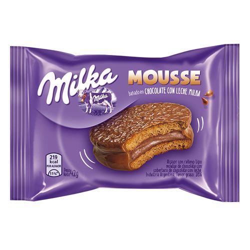 Alfajor MILKA mousse leche 42 g