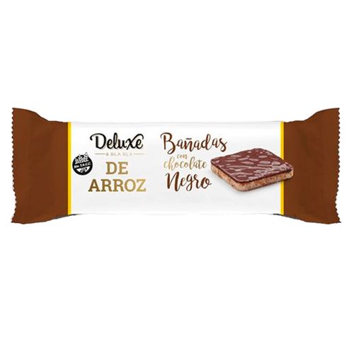 Galletas de arroz DELUXE bañadas chocolate 108 g