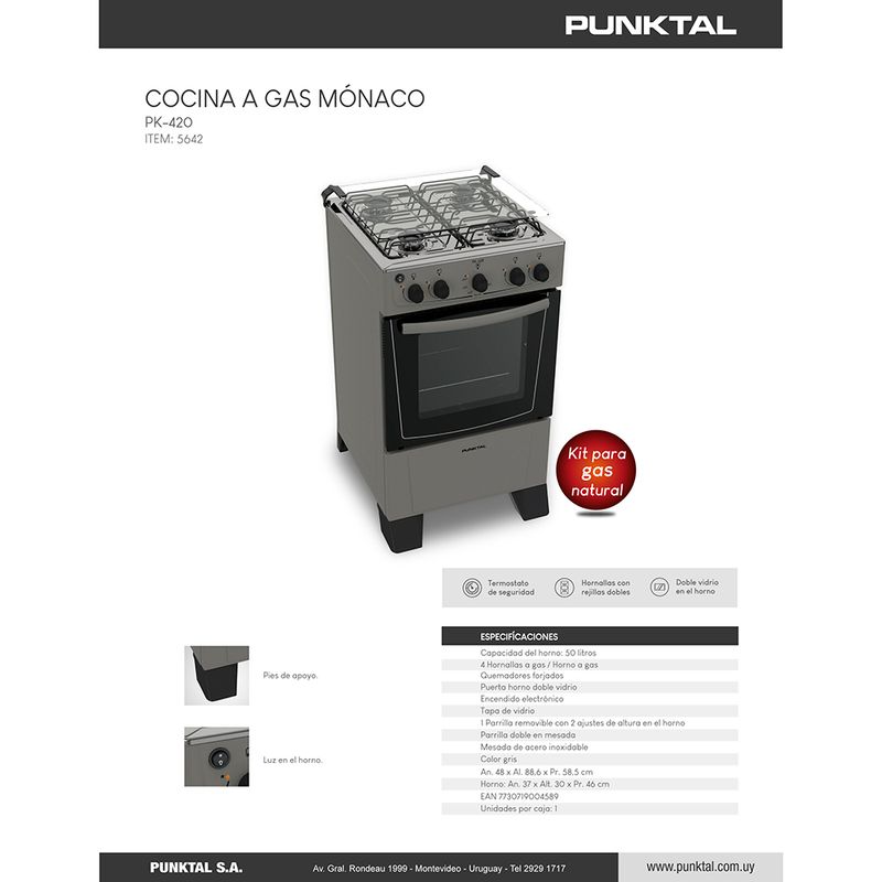 Cocina-PUNKTAL-Mod.-PK-420-Monaco