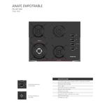 Anafe-empotrable-PUNKTAL-Mod.-PK-AG940-a-gas