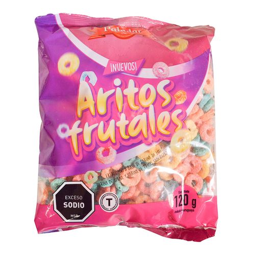 Copos de maíz PALADAR aritos frutales 120 g