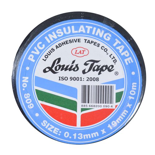 Cinta aisladora negra LOUIS TAPE