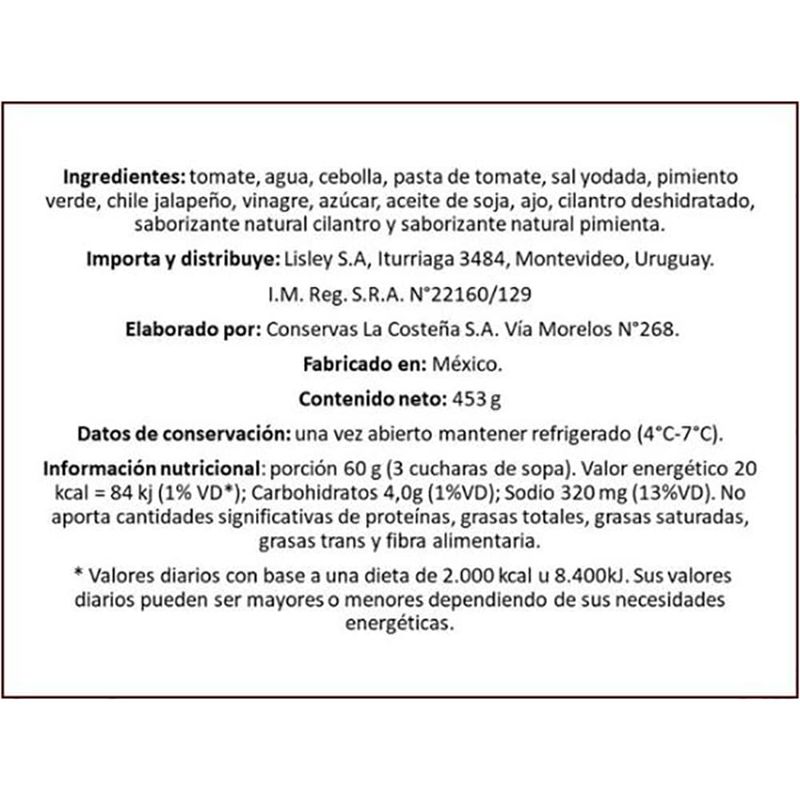 Salsa-dip-LA-COSTEÑA-mild-453-g