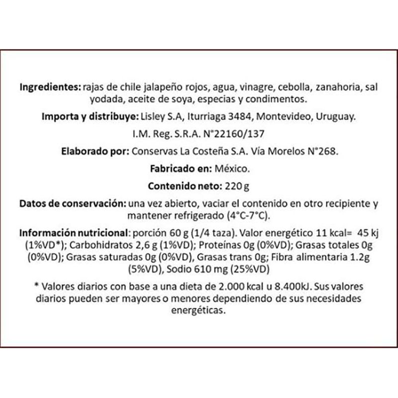 Rajas-rojas-LA-COSTEÑA-220-g