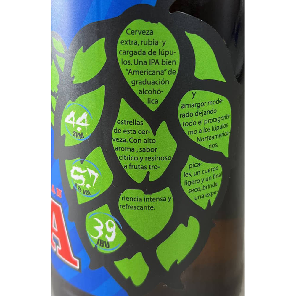 Cerveza VOLCANICA American Ipa 500 ml Géant