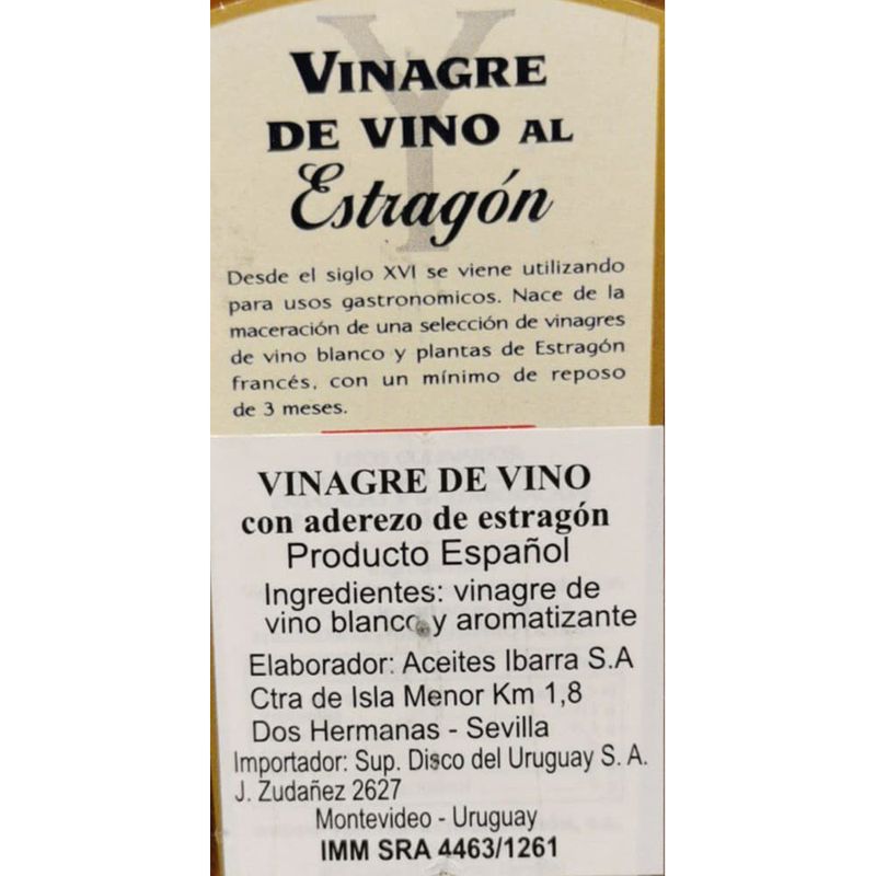 Vinagre-con-estragon-YBARRA-250-ml