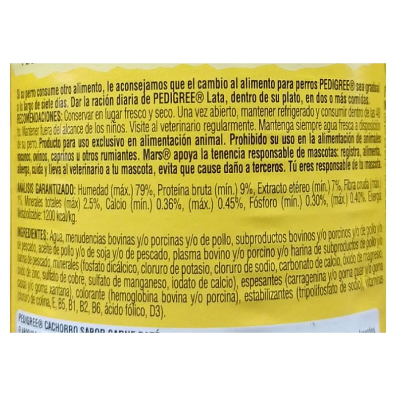 Alimento-para-perros-PEDIGREE-Cachorro-carne-340-g