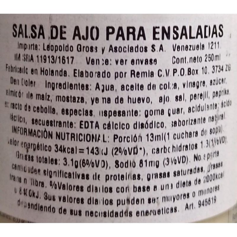 Salsa-garlic-REMIA-250-cc