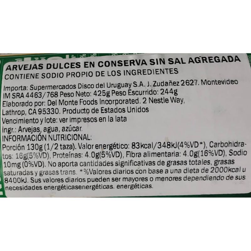 Arvejas-sin-sal-DEL-MONTE-432-g