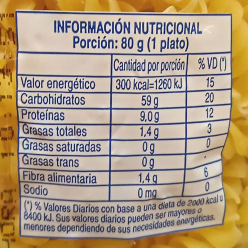 Fideos-semolados-ADRIA-Tirabuzon-500-g