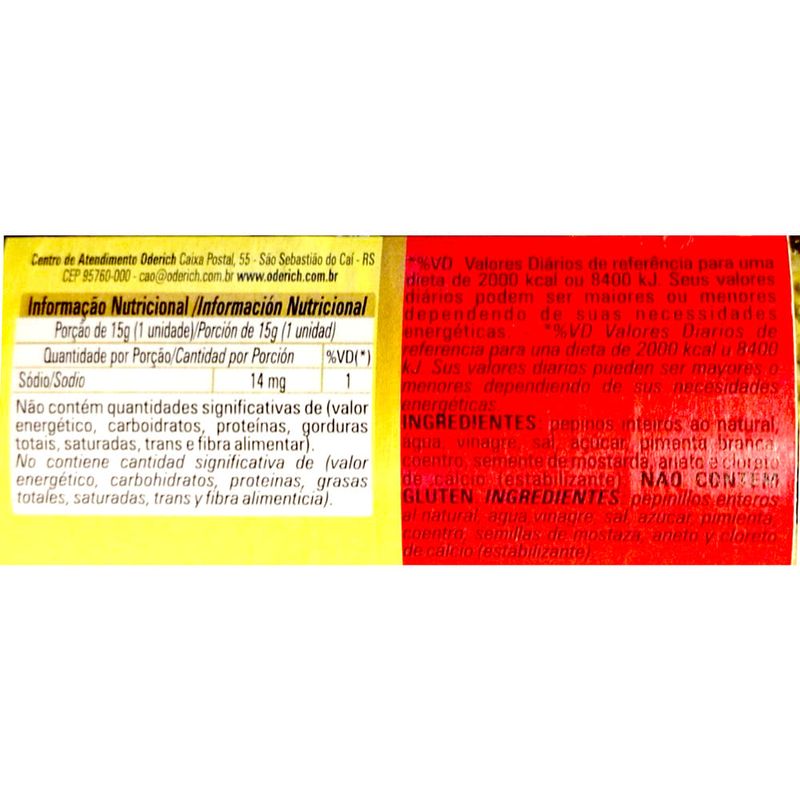 Pepinos-agridulces-ODERICH-500-g