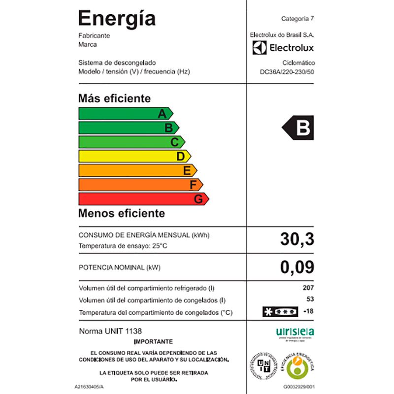 Heladera-ELECTROLUX-Mod.-DC36A-260-L