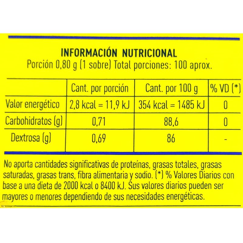 Edulcorante-Sucralosa-SUCARYL-polvo-100-sobres