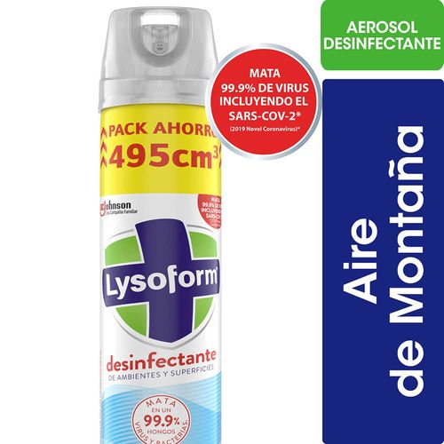 Desinfectante LYSOFORM aire de montaña 495 ml