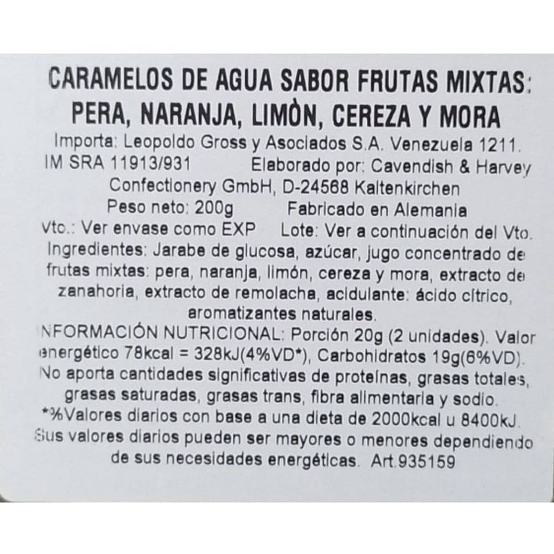Caramelo-Frutos-Mixtos-CAVENDISH-200-g