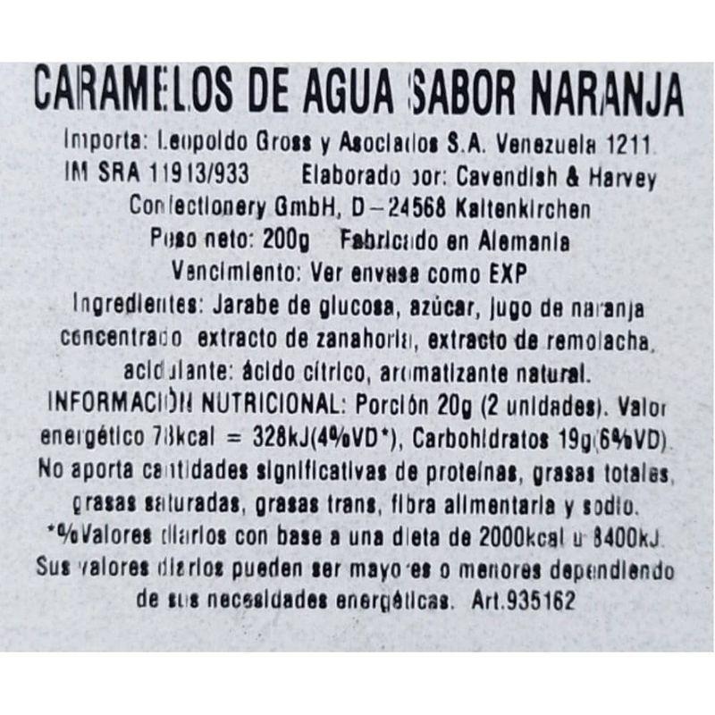 Caramelo-Naranja-CAVENDISH-200-g