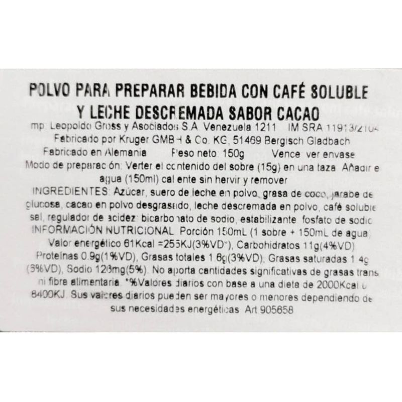 Cappuccino-KRUGER-Dolce-Vita-chocolate-150-g